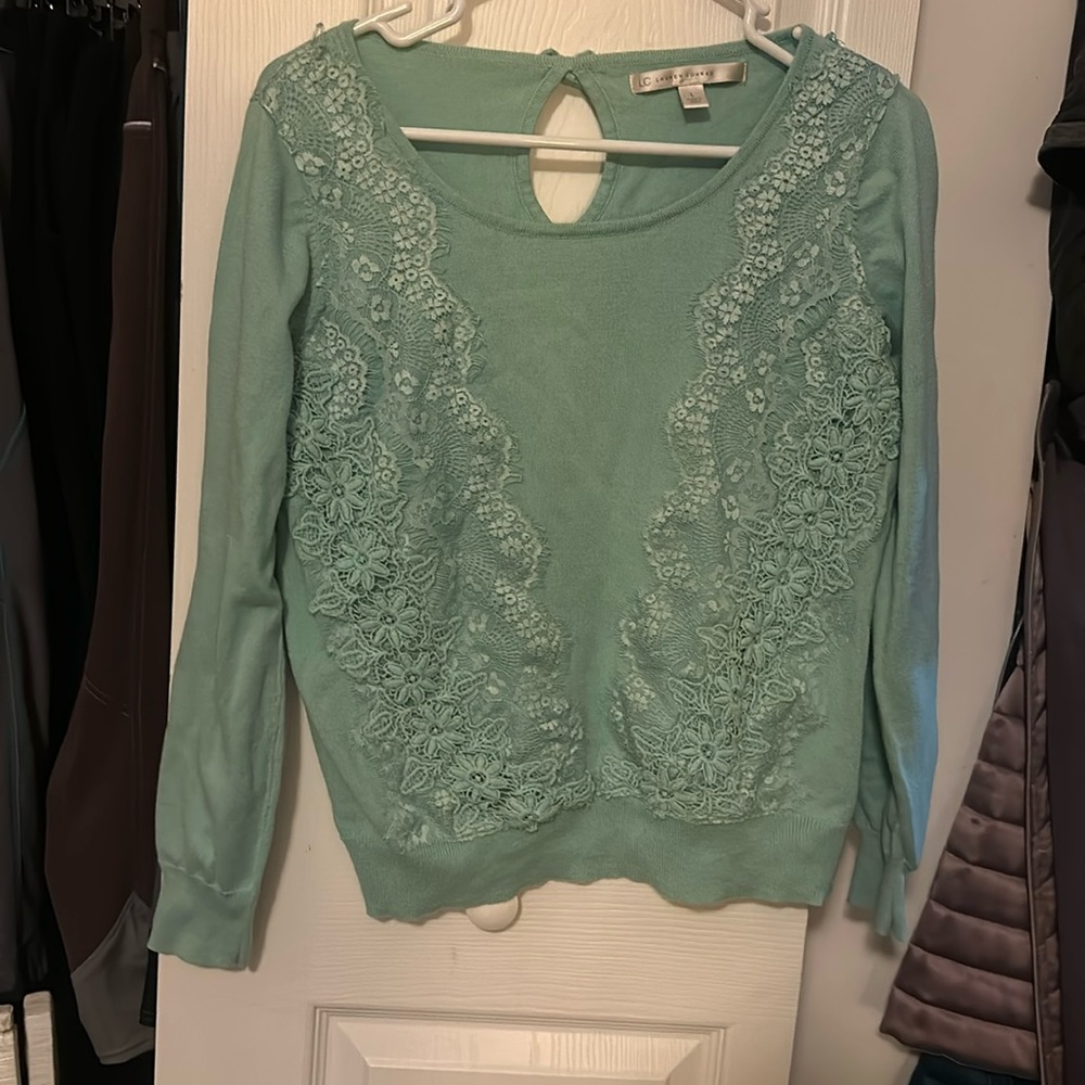 Lauren Conrad Lace Sweater